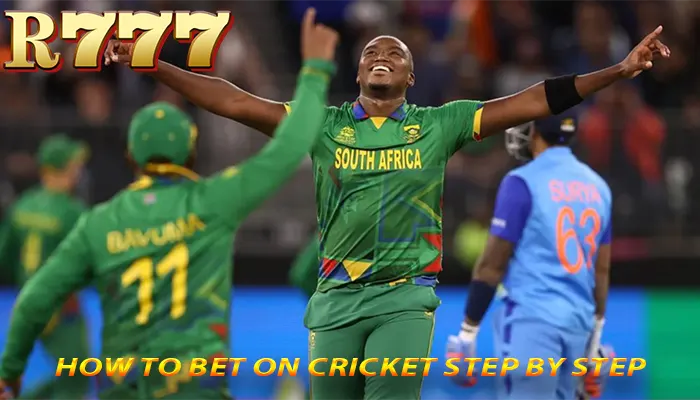 How to bet on cricket step by step