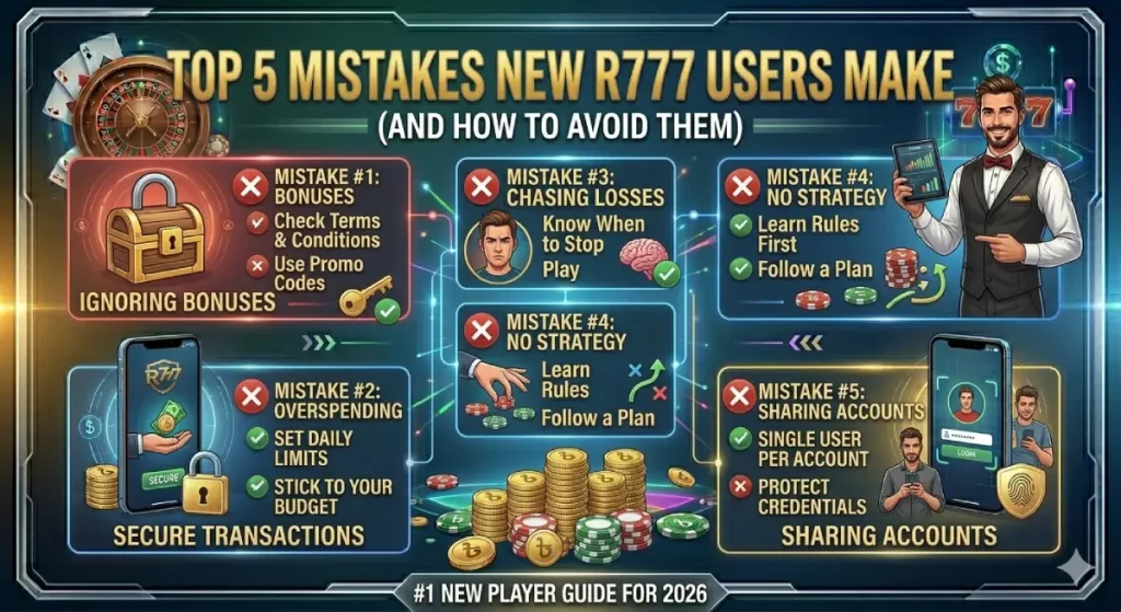 Top 5 Mistakes New R777 Users Make