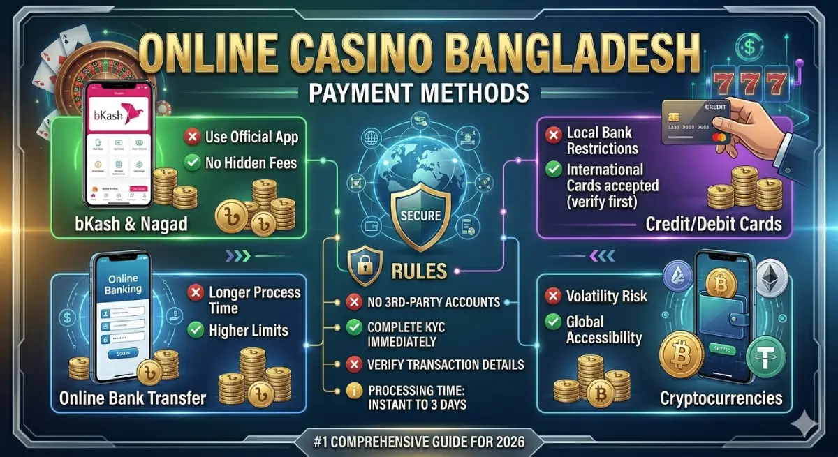 Online Casino Bangladesh Payment Methods