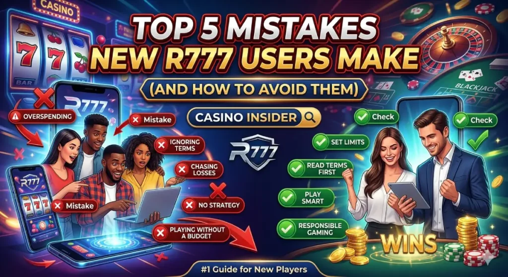 Top 5 Mistakes New R777 Users